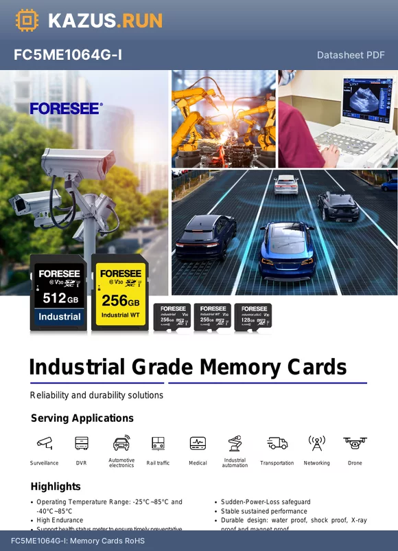 FC5RC1032G-R datasheet - Memory Cards RoHS