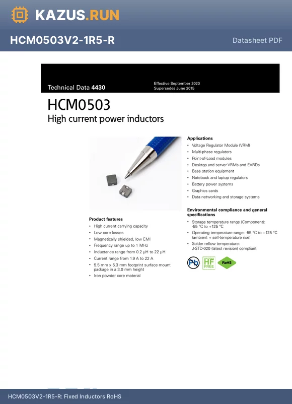 HCM0503V2-R35-R datasheet - 