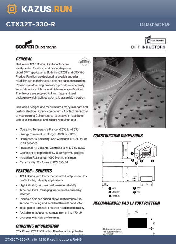 CTX32T-R56-R datasheet - 