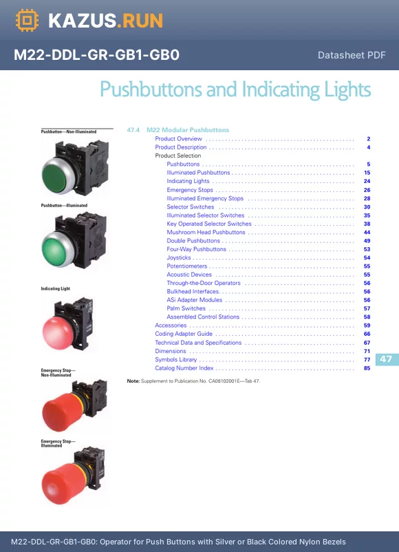 M22-DP-R-K11 datasheet - 