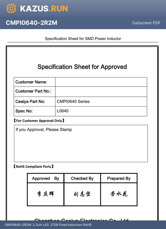 CMPI0640-R68M datasheet - 