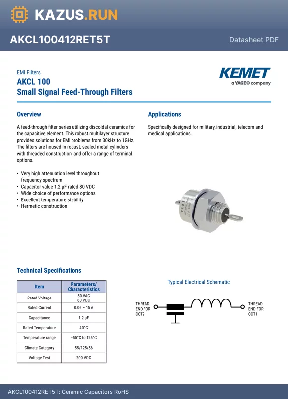 AKCL101412RJ datasheet - 
