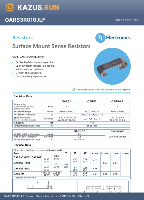 OARS3R004FLF datasheet - 