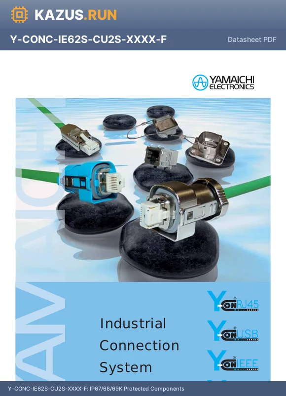 Y-CONC-R826P-FECU-2000-B datasheet - IP67/68/69K Protected Components