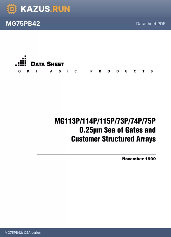 MG113P14 datasheet - SOG series